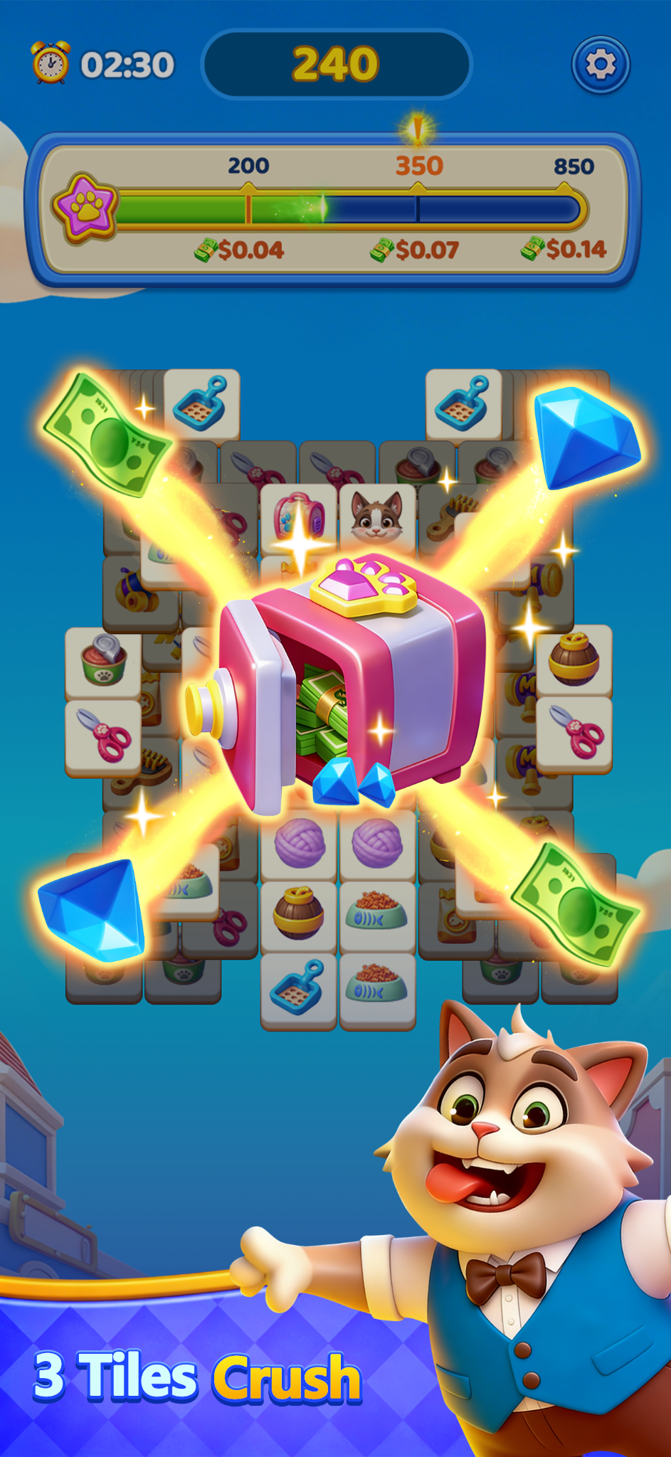 3 Tiles Crush screenshot 2